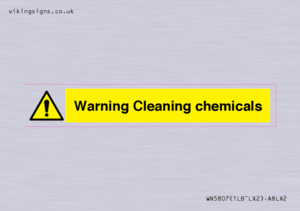 WN5807: Warning cleaning chemicals