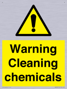 WN5807: Warning cleaning chemicals