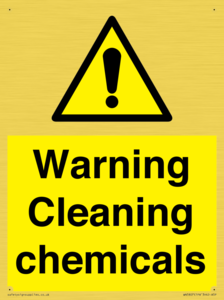 WN5807: Warning cleaning chemicals