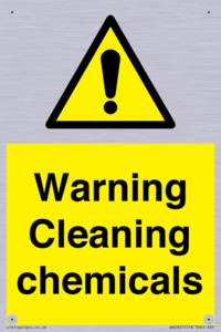 WN5807: Warning cleaning chemicals