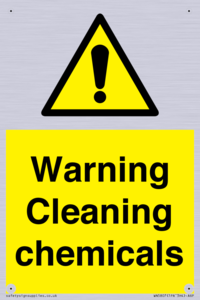 WN5807: Warning cleaning chemicals