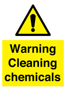 WN5807: Warning cleaning chemicals