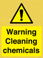 WN5807: Warning cleaning chemicals