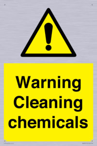 WN5807: Warning cleaning chemicals