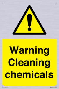 WN5807: Warning cleaning chemicals