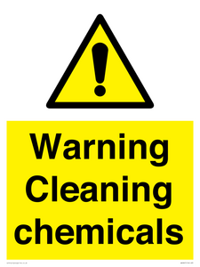 WN5807: Warning cleaning chemicals