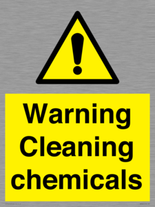 WN5807: Warning cleaning chemicals