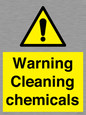 WN5807: Warning cleaning chemicals