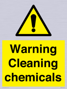WN5807: Warning cleaning chemicals