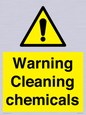 WN5807: Warning cleaning chemicals