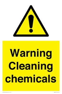 WN5807: Warning cleaning chemicals