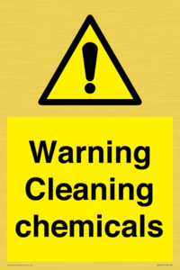 WN5807: Warning cleaning chemicals