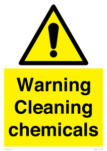 WN5807: Warning cleaning chemicals