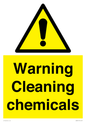 WN5807: Warning cleaning chemicals