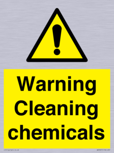 WN5807: Warning cleaning chemicals