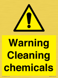 WN5807: Warning cleaning chemicals