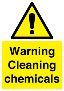 WN5807: Warning cleaning chemicals