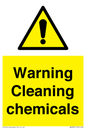WN5807: Warning cleaning chemicals
