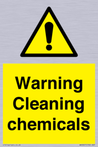 WN5807: Warning cleaning chemicals