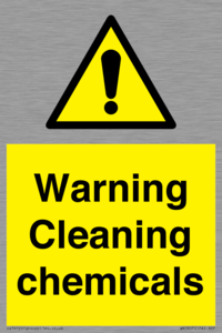 WN5807: Warning cleaning chemicals