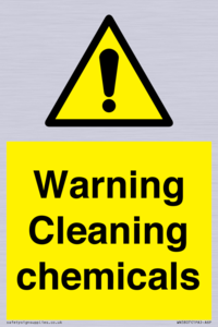 WN5807: Warning cleaning chemicals