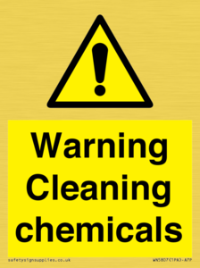 WN5807: Warning cleaning chemicals
