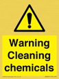 WN5807: Warning cleaning chemicals