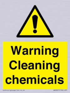 WN5807: Warning cleaning chemicals