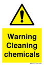 WN5807: Warning cleaning chemicals
