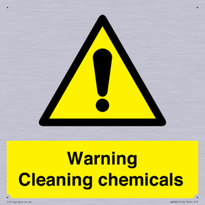 WN5807: Warning cleaning chemicals