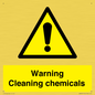 WN5807: Warning cleaning chemicals