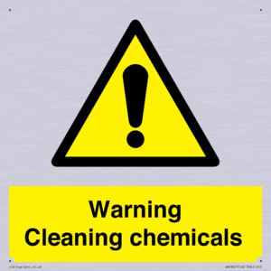 WN5807: Warning cleaning chemicals