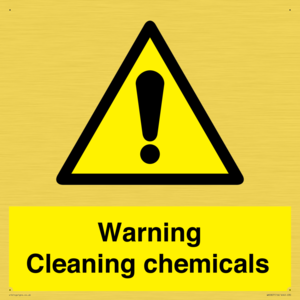 WN5807: Warning cleaning chemicals