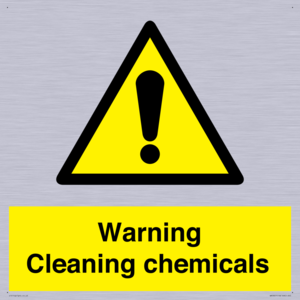 WN5807: Warning cleaning chemicals