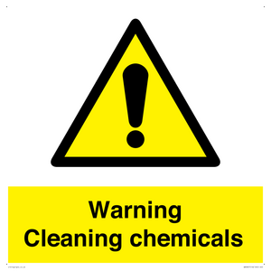 WN5807: Warning cleaning chemicals