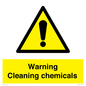WN5807: Warning cleaning chemicals
