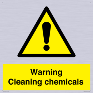 WN5807: Warning cleaning chemicals