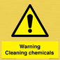 WN5807: Warning cleaning chemicals