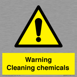 WN5807: Warning cleaning chemicals