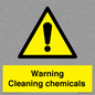 WN5807: Warning cleaning chemicals