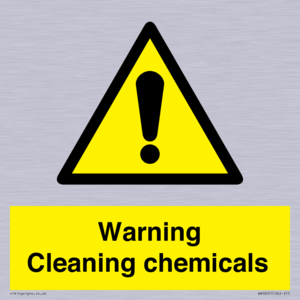 WN5807: Warning cleaning chemicals