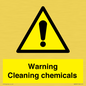 WN5807: Warning cleaning chemicals