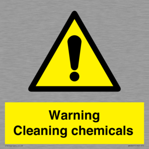 WN5807: Warning cleaning chemicals