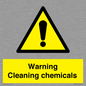 WN5807: Warning cleaning chemicals