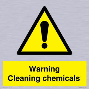 WN5807: Warning cleaning chemicals