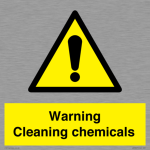 WN5807: Warning cleaning chemicals