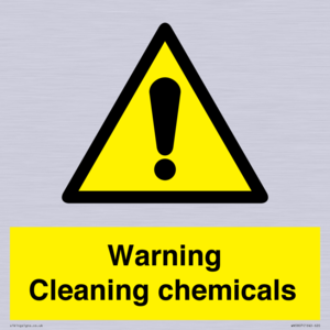 WN5807: Warning cleaning chemicals