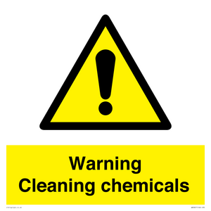 WN5807: Warning cleaning chemicals