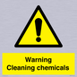 WN5807: Warning cleaning chemicals
