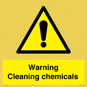 WN5807: Warning cleaning chemicals